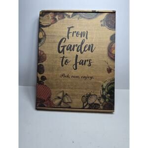 Recipe Book Write in Your Own 8.5" x 11" Personal Blank Garden To Jars